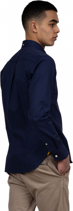 Harvest and Frost - Oxford Skjorte Slim Fit - Navy