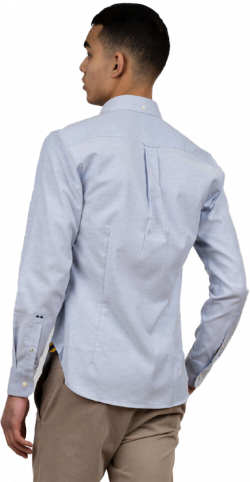 Harvest and Frost - Oxford Skjorte Slim Fit - Sky Blue