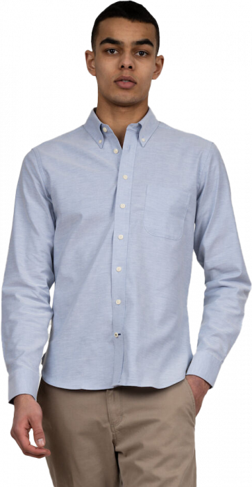 Harvest and Frost - Oxford Skjorte Regular Fit - Sky Blue