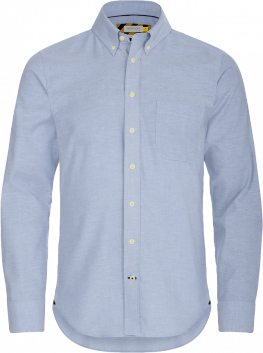 Harvest and Frost - Oxford Skjorte Slim Fit - Sky Blue