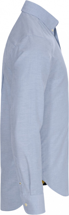 Harvest and Frost - Oxford Skjorte Slim Fit - Sky Blue