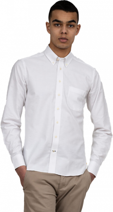 Harvest and Frost - Oxford Skjorte Regular Fit - Hvid