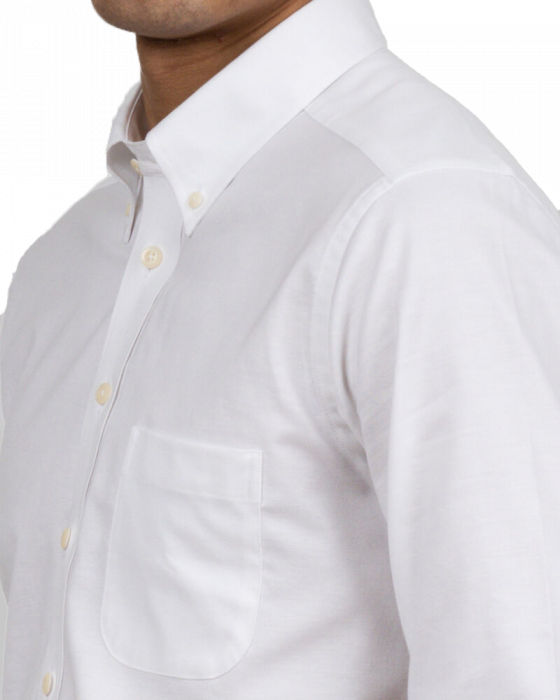 Harvest and Frost - Oxford Skjorte Slim Fit - Hvid