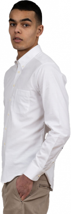 Harvest and Frost - Oxford Skjorte Slim Fit - Hvid