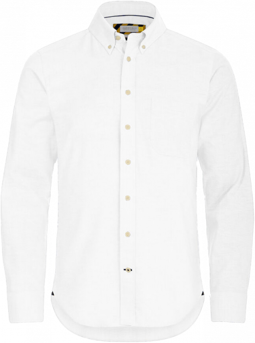 Harvest and Frost - Oxford Skjorte Slim Fit - Hvid
