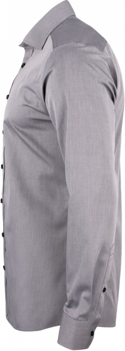 Harvest and Frost - Klassisk Twill Skjorte Slim Fit - Gr&aring;