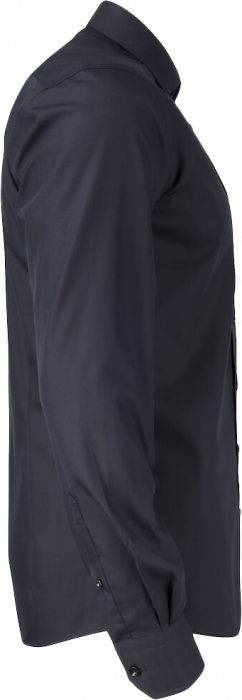 Harvest and Frost - Klassisk Twill Skjorte Slim Fit - Sort