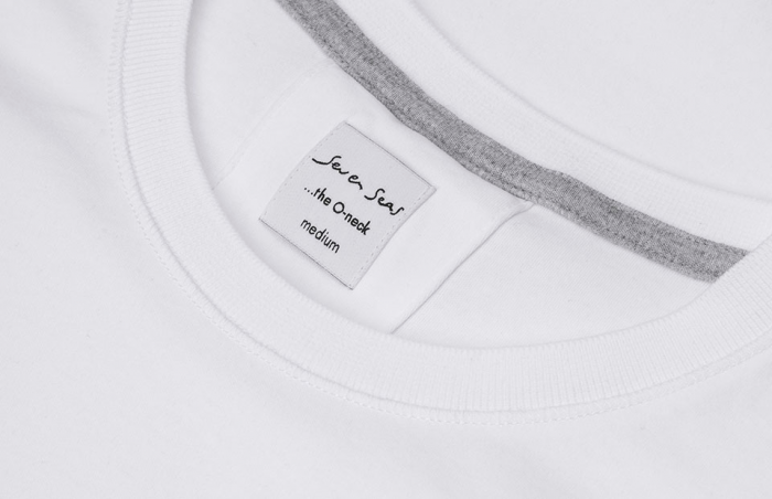 Seven Seas - T-Shirt Rundhals - White