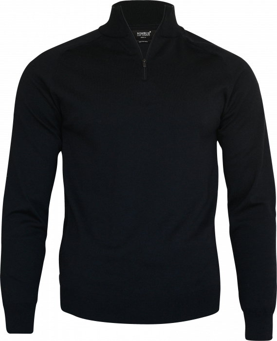 Nimbus CPH - Brighton 1/4 Zip Striktrøje - Sort