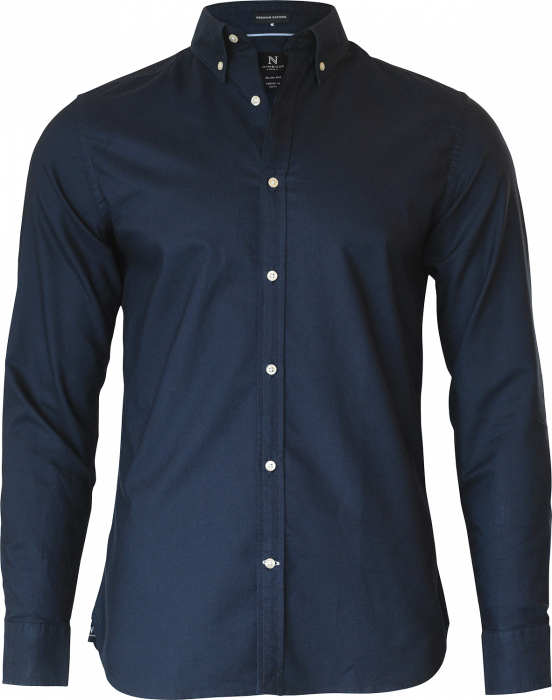 Nimbus CPH - Oxford Skjorte Slim Fit - Ocean Blue