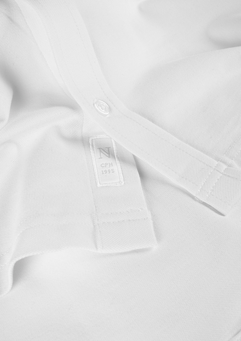Nimbus CPH - Kingston Pique Skjorte Med Stretch - White