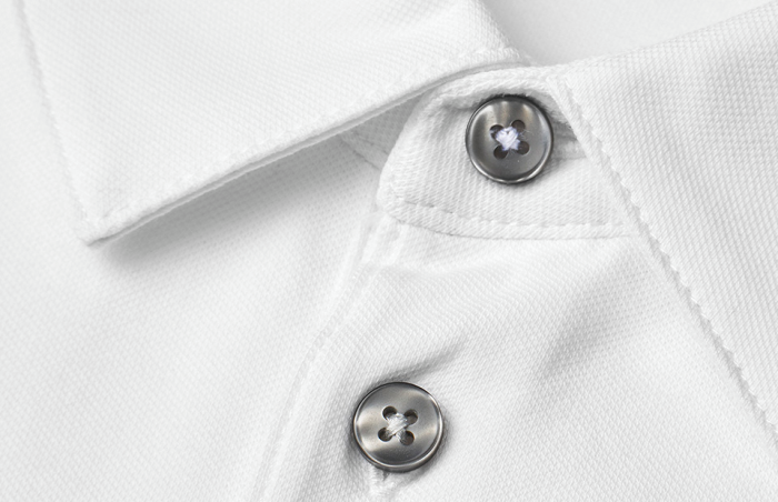 Seven Seas - Pique Polo Herre - White - White