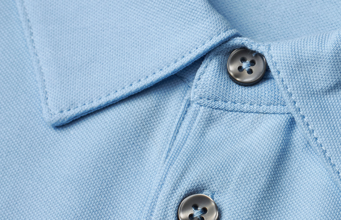Seven Seas - Pique Polo Herre - Light BLue - Light BLue