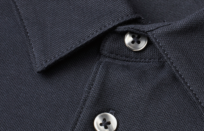 Seven Seas - Pique Polo Herre - Navy - Navy