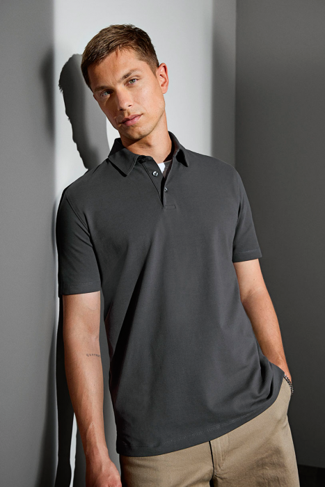 Seven Seas - Pique Polo Herre - Silver Grey - Silver Grey