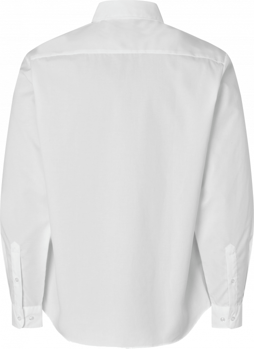 Seven Seas - Poplin Stretch Skjorte - White - White