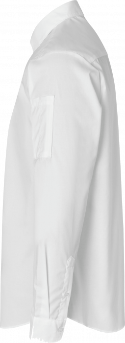 Seven Seas - Poplin Stretch Skjorte - White - White