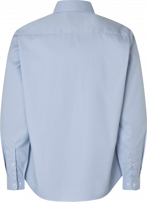 Seven Seas - Poplin Stretch Skjorte - Light BLue - Light BLue
