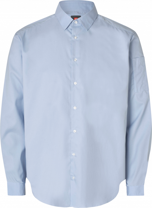 Seven Seas - Poplin Stretch Skjorte - Light BLue - Light BLue