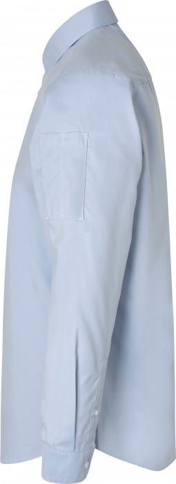 Seven Seas - Poplin Stretch Skjorte - Light BLue - Light BLue