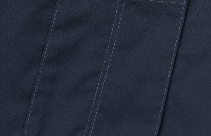 Seven Seas - Poplin Stretch Skjorte - Navy - Navy