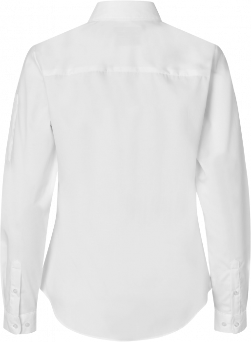 Seven Seas - Poplin Stretch Skjorte Dame - White - White