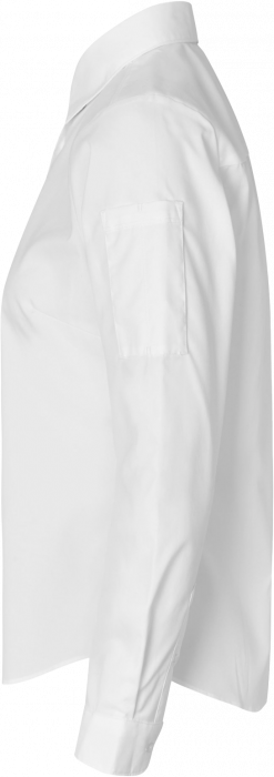 Seven Seas - Poplin Stretch Skjorte Dame - White - White