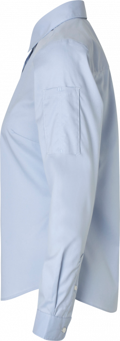 Seven Seas - Poplin Stretch Skjorte Dame - Light BLue - Light BLue