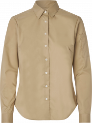 Poplin Stretch Skjorte Dame