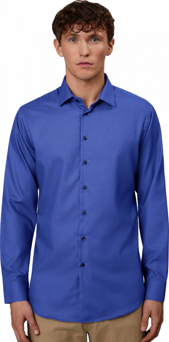Seven Seas - Royal Oxford Skjorte Slim Fit - French Blue