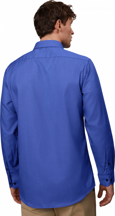 Seven Seas - Royal Oxford Skjorte Slim Fit - French Blue