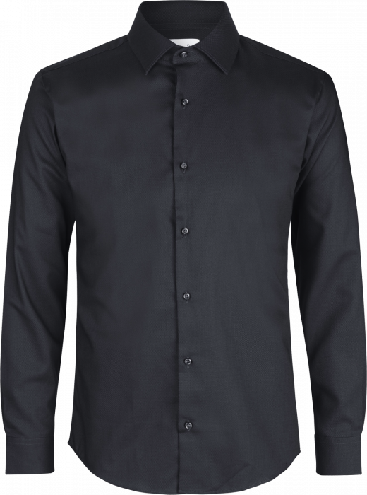Seven Seas - Royal Oxford Skjorte Slim Fit - Koksgrå