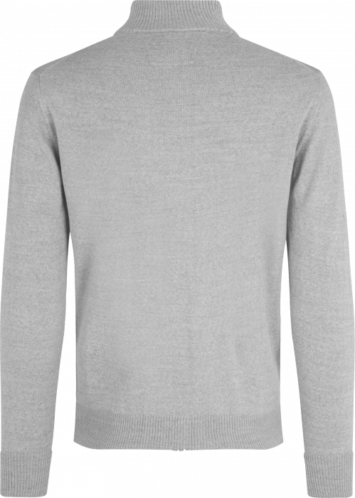 Seven Seas - Cardigan Med Lynl&aring;s - Light Grey Melange