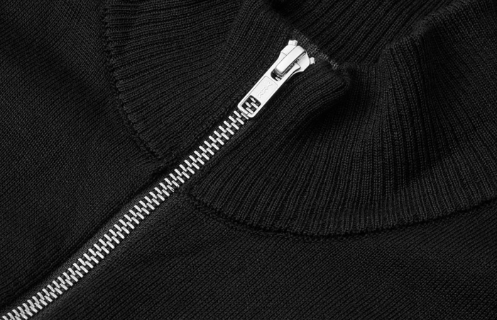 Seven Seas - Cardigan Med Lynl&aring;s - Sort