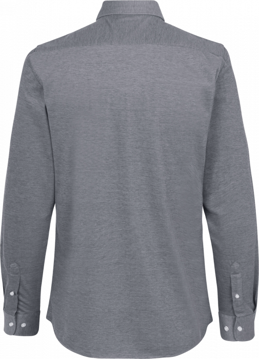 Seven Seas - The Jersey Stretch Skjorte Modern Fit - Gr&aring;