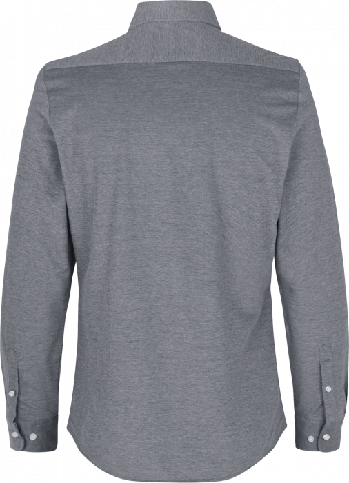 Seven Seas - The Jersey Stretch Skjorte Slim Fit - Gr&aring;