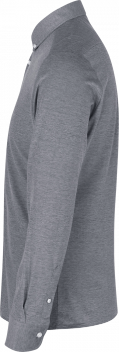 Seven Seas - The Jersey Stretch Skjorte Slim Fit - Gr&aring;