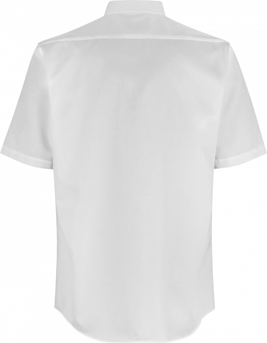 Seven Seas - Fine Twill Kort&aelig;rmet Skjorte Slim Fit - White