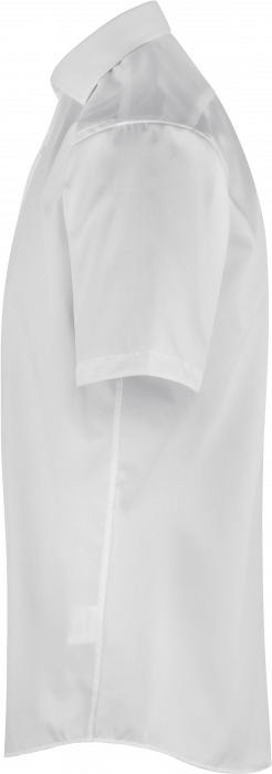 Seven Seas - Fine Twill Kort&aelig;rmet Skjorte Slim Fit - White