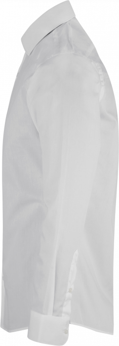 Seven Seas - Poplin Skjorte Slim Fit - White