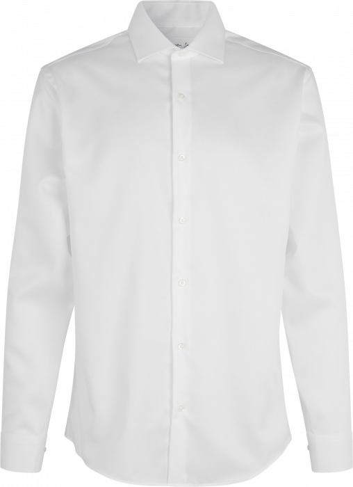 Seven Seas - Fine Twill Business Skjorte Modern - White