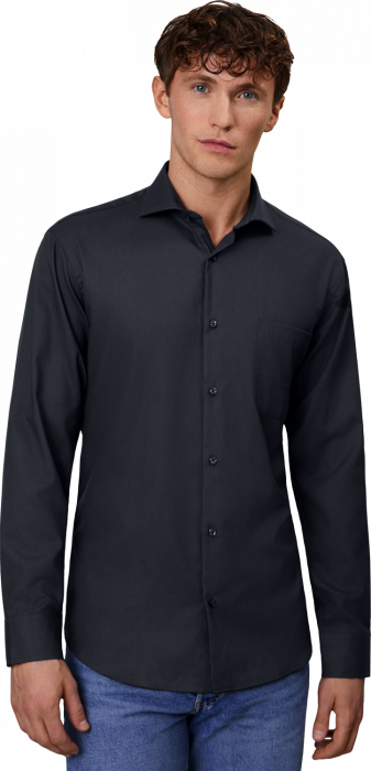 Seven Seas - Royal Oxford Skjorte Modern Fit - Koksgr&aring;
