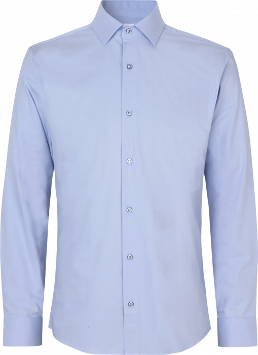 Seven Seas - Hybrid Skjorte Slim Fit - Light BLue