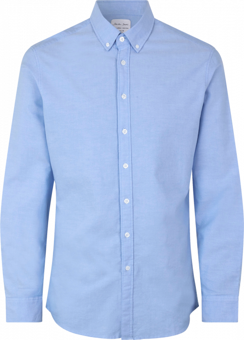 Seven Seas - Oxford Skjorte Slim Fit - Light BLue