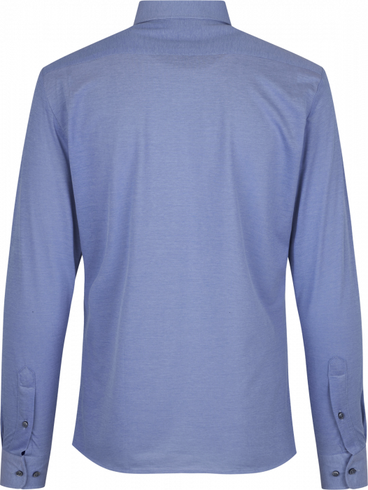 Seven Seas - The Jersey Stretch Skjorte Modern Fit - Light BLue
