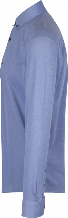 Seven Seas - The Jersey Stretch Skjorte Modern Fit - Light BLue
