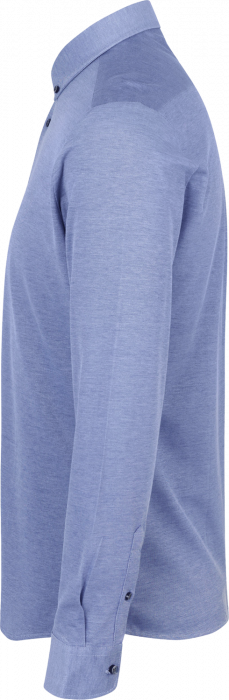 Seven Seas - The Jersey Stretch Skjorte Slim Fit - Light BLue