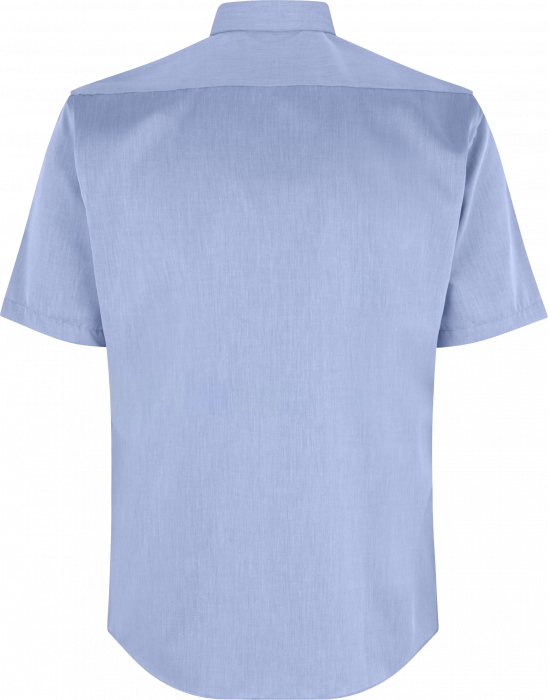 Seven Seas - Fine Twill Kort&aelig;rmet Skjorte Slim Fit - Light BLue