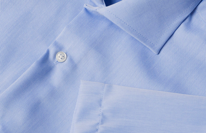 Seven Seas - Fine Twill Kort&aelig;rmet Skjorte Slim Fit - Light BLue