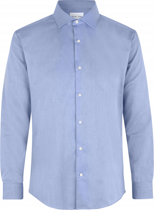 Seven Seas - Fine Twill Business Skjorte Modern - Light BLue